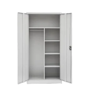 High Security Modern Metal Filing Cabinet 2 Drawer Vertical Office Document Storage Cupboard Fireproof Lockable Bedroom