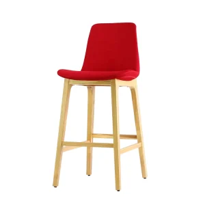 High Stool bar Chairs bar Stool Chair Modern Ash Solid Wood Leg bar Chair