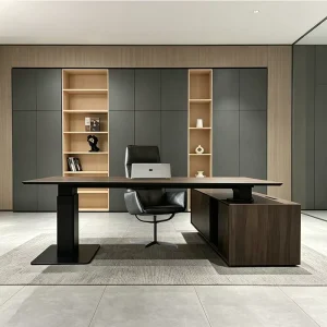 High end Design Customizable Boss Room Office Furniture Modular Electric Adjustable Height Eco Friendly Durable Executive Desk