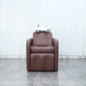 High end Electric Shampoo Bed Modern Minimalist Salon Remote Control Adjustable Semi reclined Fully Flat Positioning