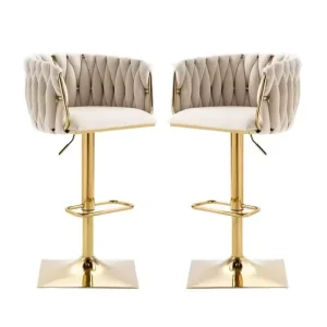 High end Kitchen Chair Restaurant bar Chair Furniture Luxury Metal bar Chair