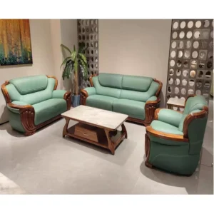 High end Wear Resistant and Durable Design Office Furniture Real Leather Comfortable Executive Office Sofa for Office Building