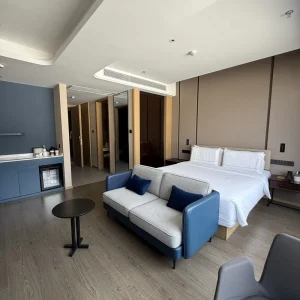 High grade Display Storage Hotel Suite Furniture Sets With Wine Cabinet for Business Hotel