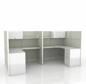 High quality Modular Design Soundproofing Capabilities Office Cubicles with Ample Storage Space Cubicle for Staff Office Space