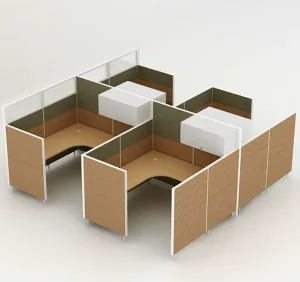 High quality Modular Design Soundproofing Capabilities Office Cubicles with Ample Storage Space Cubicle for Workstation Modular