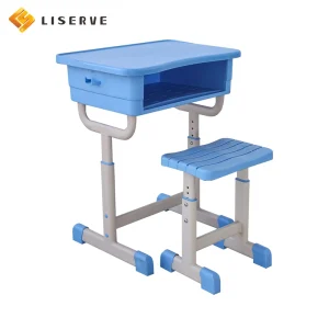 High quality Single person Desks and Chairs Set for Primary and Secondary Schools