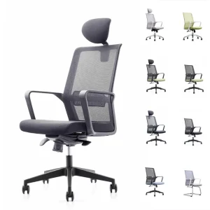 Highback Ergonomic Soft Accent Industrial French Net Mesh Office Visitor Chair