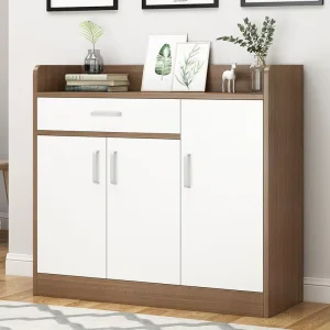 Highly Rated Modern Wooden Shoe Cabinet with Ample Storagewaterproof and Scratch resistant Surfaceideal for Home Living Room Use