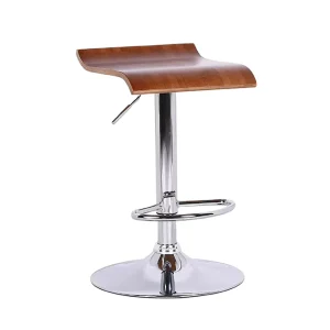 Home Bar Furniture Modern Wood Seat High Bar Stool