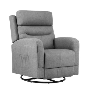 Home Cinema Theater Modern Seat Reclining Accent Sherpa Chair Recliner