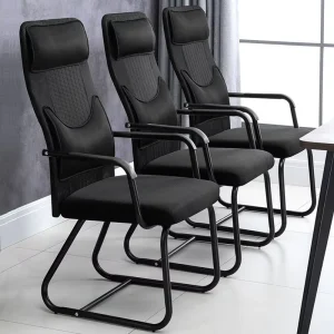 Home Computer Chair Comfortable Sedentary Staff Bow Office Chair Conference Chair Ergonomic Comfortable Back