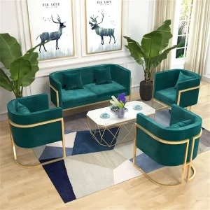 Home Furniture Luxury Arm Chair Sofa Chairs Bedroom Reception Waiting Area Single Modern Leisure Sofa Chair for Living Room Sofa