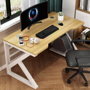 Home Furniture Office Desk Black White Wooden Computer Table Desk