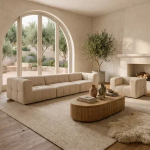 Home Living Room Sofa Set Luxury Resort Living Room Sofa Bed Modern Villa Living Room Furniture Apartment Lobby Hotel Lobby Sofa