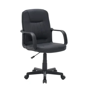 Home Office Furniture PU Leather Office Chair Adjustable Height Rotate Swivel Ergonomic Low Back Office Chair