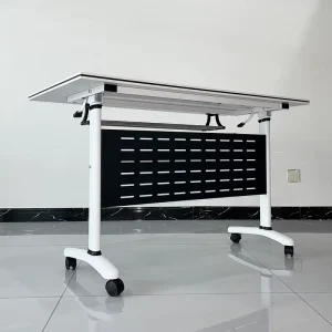 Home Office Meeting School Modern Folding Table Metal Folding Training Table Executive Desk Foldable Conference Table