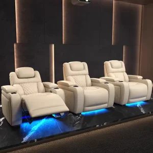 Home Theater Sofa Electric Function Personal Audio visual Room Movie Hall Leather Seat