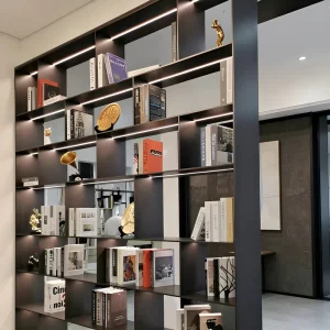 Homes Sided Double Classic Office Files Archives Aluminium Alloy Bookcase Cabinet