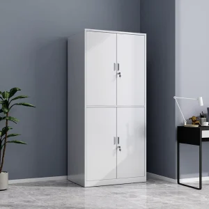 Homniture Modern Large Capacity Steel Lockable File Cabinet Adjustable Shelves Eco Friendly Commercial Office Storage Furniture