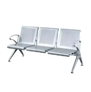 Hospital 3 seater Waiting Chair Area Armrests Stainless Steel Waiting Chair Patient Chair