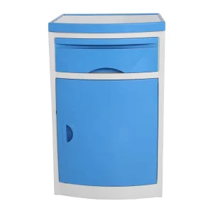Hospital ABS Bedside Cabinet Medical Cabinet Hospital Bed Table with Drawer Medical Cabinet