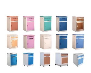 Hospital Bedside Cabinet ABS Hospital Bedside Table Clinical ABS Engineering Medical Hospital Bedside Cabinet