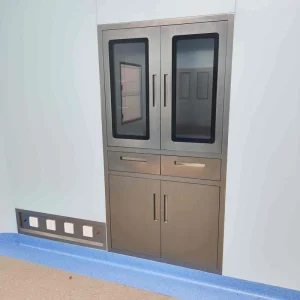 Hospital Embedded Medical Cabinet 304 Stainless Steel Surgical Storage Cabinet