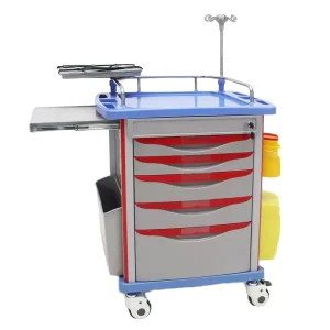Hospital Emergency Trolley Cart for Clinics and Medical Facilities