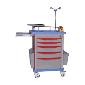 Hospital Emergency Trolley Equipment Resuscitation Trolley Pediatric Medical Crash Cart
