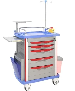 Hospital Emergency Trolley and Clinic Medical Trolley Cart