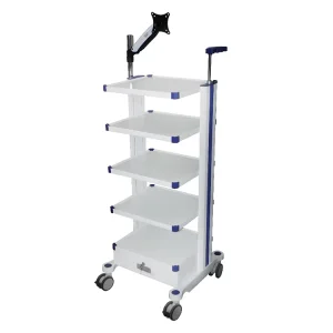 Hospital Endoscopy System Mobile Four layer Endoscope Cart Trolley