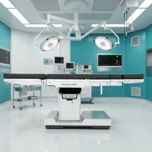 Hospital Equipment HE-608-NK Electric Operating Table 498-1000mm Height Adjustment for Vascular Surgery