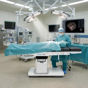Hospital Equipment Operating Tableg HE 608 NK Ultra-Low 498mm Electro Hydraulic OP Table for Neurosurgery Plastic Surgery