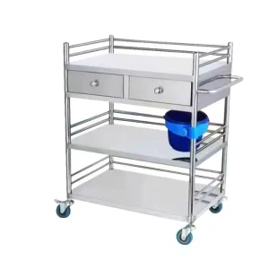 Hospital Equipment Stainless Steel Medical Trolley Emergency Surgery Nursing Medical Professional Trolley