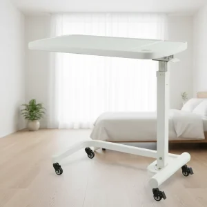 Hospital Furniture Abs U Shape Hospital Food Dining Reading Overbed Table CY-H837