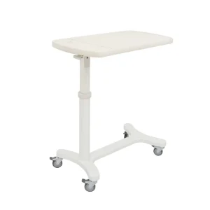 Hospital Furniture Height Adjustable Hospital Folding Overbed Table Hospital Trolley for Patient