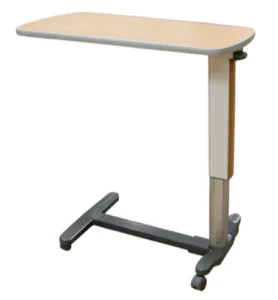 Hospital Furniture MDF Board Overbed Hospital Dining Table Hospital Food Table