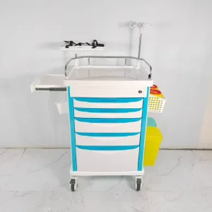 Hospital Furniture Medical Trolley Cart Model 625 Metal ABS Plastic Material Nursing and Treatment Cart
