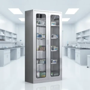 Hospital Furniture Stainless Steel Cabinets Dental Clinic Medicine Cabinets Operating Room Sterile Cabinets