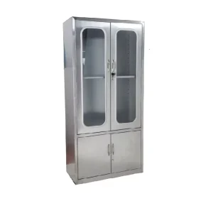 Hospital Furniture Stainless Steel Instrument Medical Cabinet Storage Pharmacy Medicine Dental Cabinet Set