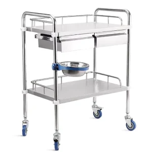 Hospital Furniture Surgical Instrument Medical Trolley Stainless Steel Hospital Trolley
