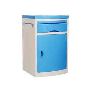 Hospital Medical ABS Bedside Cabinet Locker Table With Drawer and Cupboard