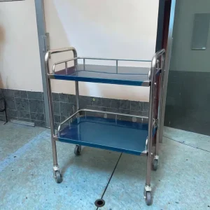 Hospital Medical Trolley Treatment Trolley Office Home Stainless Steel Cabinet Medical ECG Cart