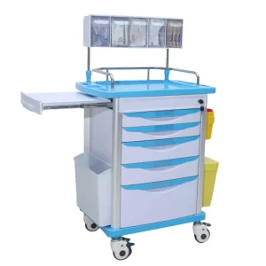 Hospital Multi Function Emergency Cart Ambulance Anesthesia Trolley