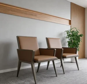 Hospital Office Airport Waiting Room Chairs, Public Bench Comfortable Chair for Patient or Staff Waiting
