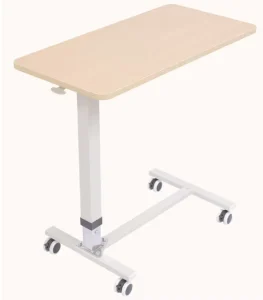 Hospital Room Medical Mobile Dining Table Adjustable Overbed Table Hospital Bed Table