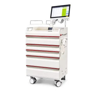 Hospital Smart Automated Medication Dispensing Cart Steel Sheet Metal Fabrication Mobile Trolley with RFID for Pharmacy