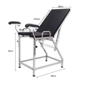 Hospital Stainless Steel Manual Adjustable Gynecological & Obstetric Examination Bed Home Care Delivery Bed