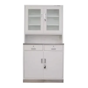 Hospital Stainless Steel Medical Instrument Cabinet Lockers Cupboard