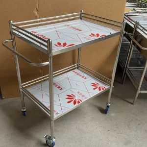 Hospital Stainless Steel Multi Function Class I Medical Trolley Device Cart S M L Warranty